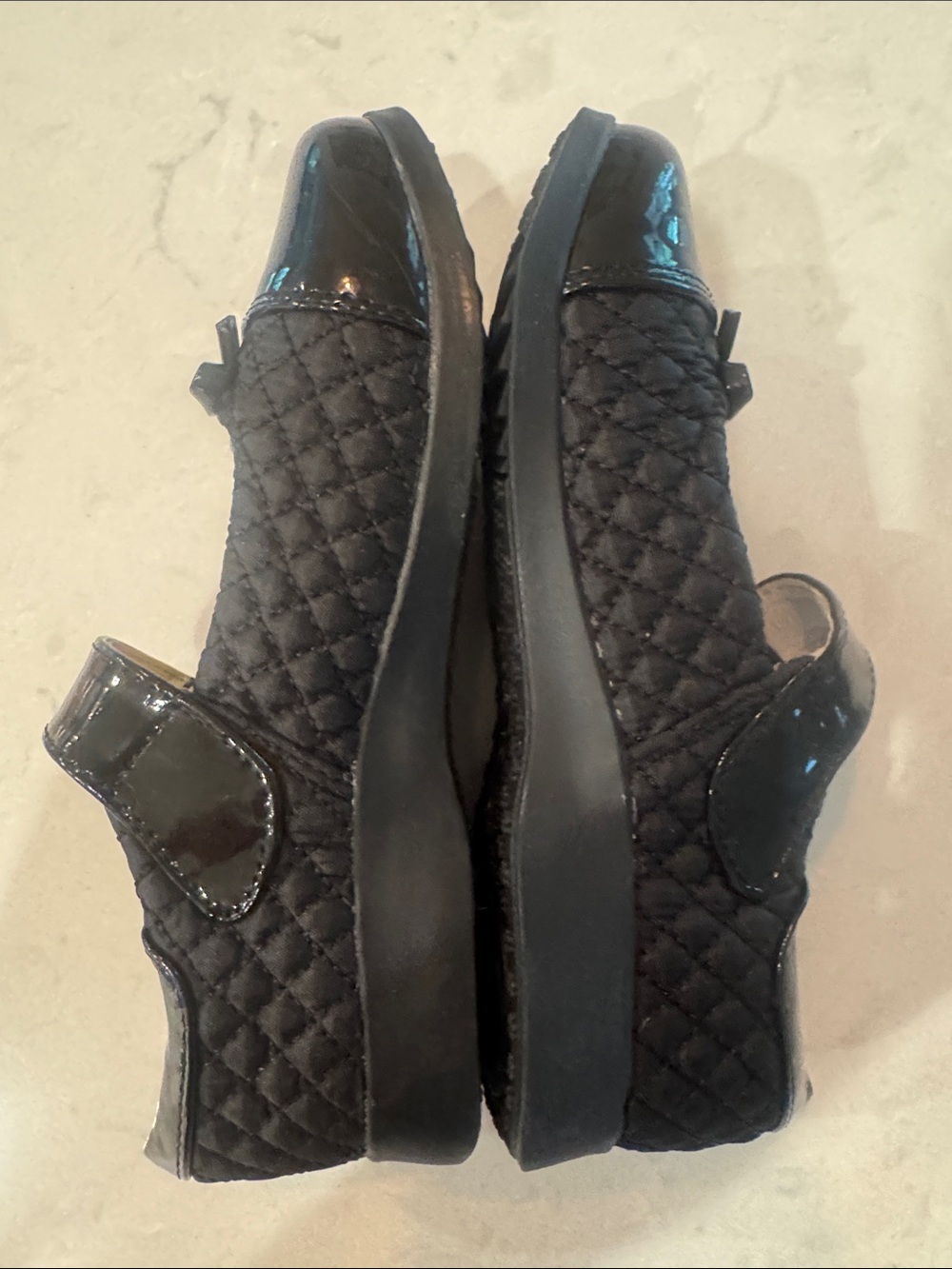 Pediped Flex Naomi Black Quilted Mary Jane Shoes - Picture 5 of 7